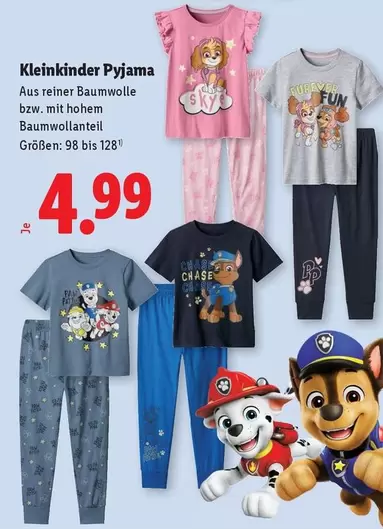 Kleinkinder Pyjama