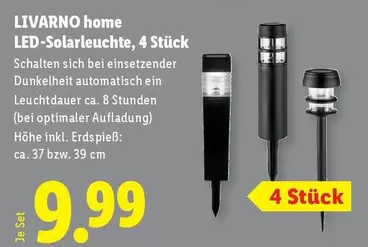 LED-Solarleuchte, 4 Stück