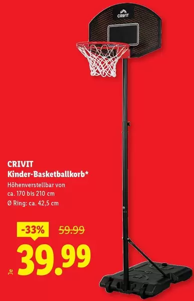 Kinder-Basketballkorb