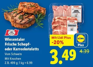 Ama - Frische Schopf- oder Karreekoteletts