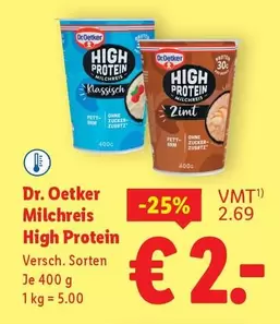 Milchreis High Protein