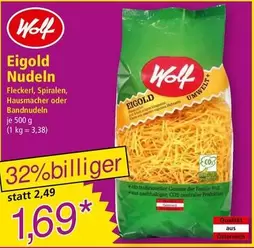 Wolf - Eigold Nudeln