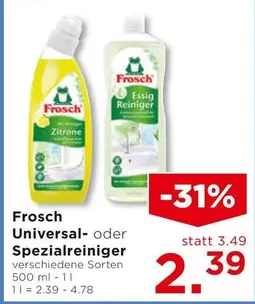 Frosch - Universal- oder Spezialreiniger