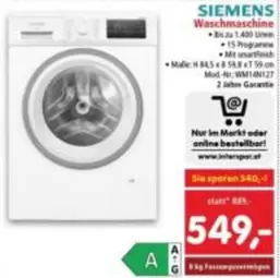 Siemens - Waschmaschine