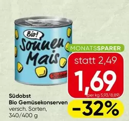 Bio - Gemüsekonserven