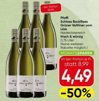 Schloss Bockfliess Grüner Veltliner vom Löss