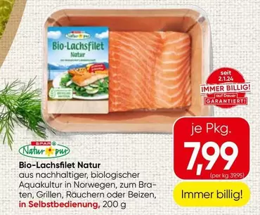 Bio-Lachsfilet Natur