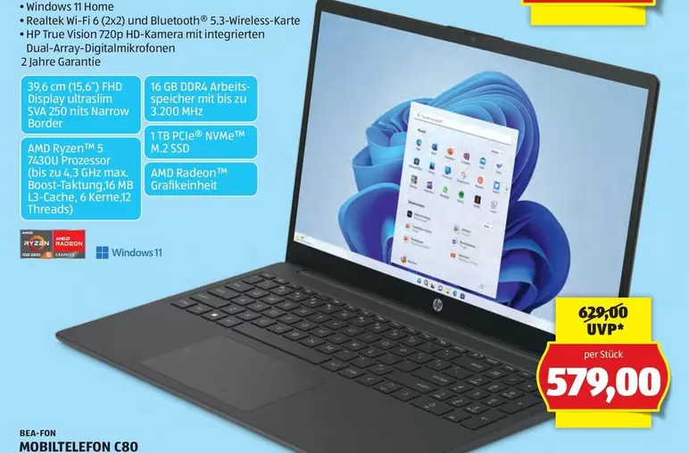 Hp - Notebook mit Touchscreen