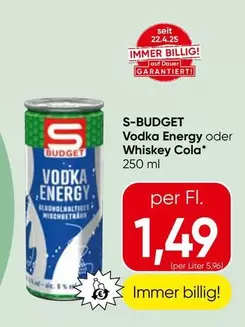 Vodka Energy oder Whiskey Cola