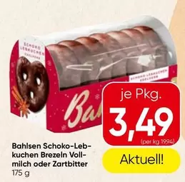 Kuchen - Schoko-Leb-kuchen Brezeln Voll-milch oder Zartbitter