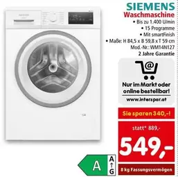 Siemens - Waschmaschine