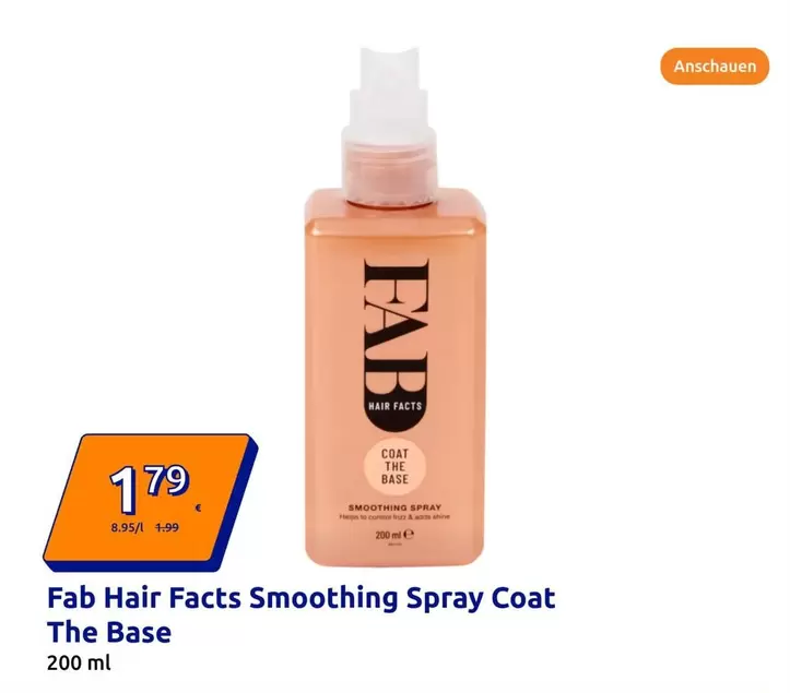 Hair Facts Smoothing Spray Coat The Base