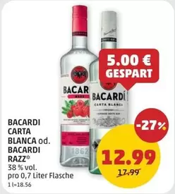 Bacardi - CARTA BLANCA od. RAZZ