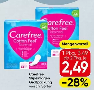 Feel - Slipeinlagen Großpackung