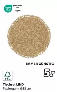 Tischset LIND