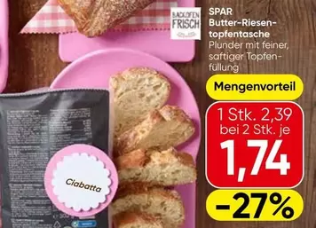 Butter-Riesen-topfentasche
