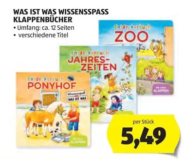 WAS IST WAS WISSENSSPASS KLAPPENBÜCHER
