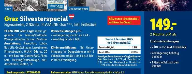 Hamburg - Graz Silvesterspecial