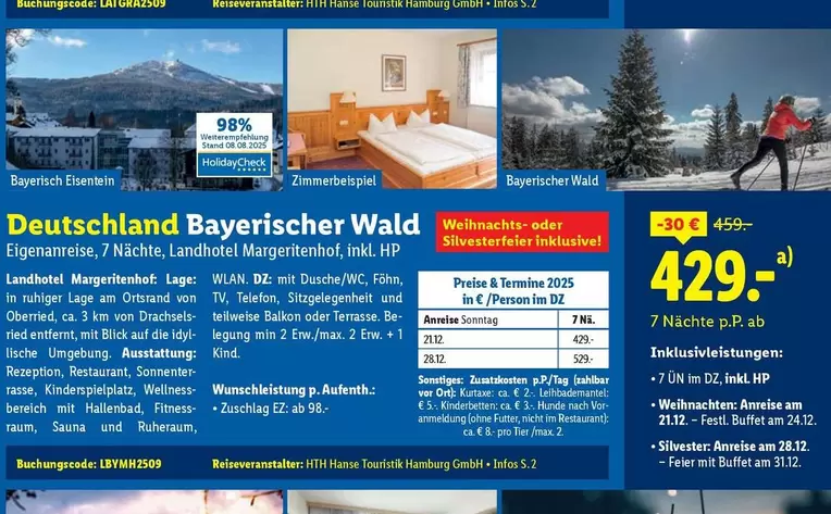 Hamburg - Bayerischer Wald