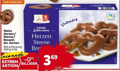 Weiss - Herzen Sterne Bre