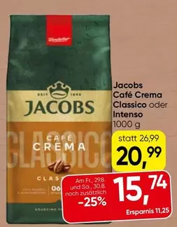 Café Crema Classico oder Intenso