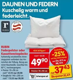 Federpolster oder Kassettenstegdecke