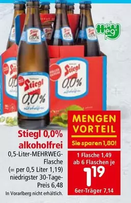 Stiegl - 0,0% alkoholfrei