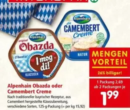 Obazda oder Camembert Creme