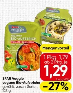 Vegan - Veggie vegane Bio-Aufstriche