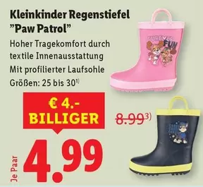Paw Patrol - Kleinkinder Regenstiefel