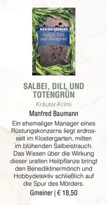 SALBEI, DILL UND TOTENGRÜN