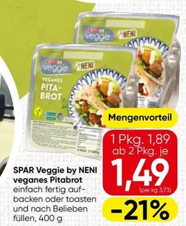 veganes Pitabrot