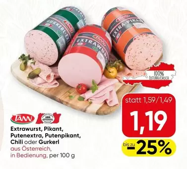 Ama - Extrawurst, Pikant, Putenextra, Putenpikant, Chili oder Gurkerl