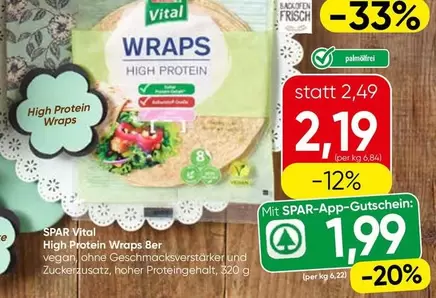 Vegan - High Protein Wraps 8er