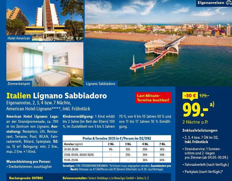 Sonnen - Italien Lignano Sabbiadoro