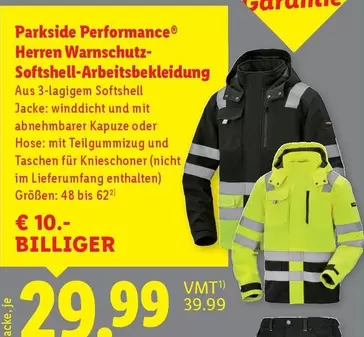 Warnschutz-Softshell-Arbeitsbekleidung
