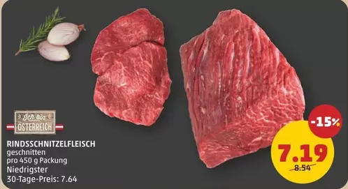 RINDSSCHNITZELFLEISCH