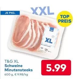 Schweine Minutensteaks