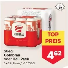 Stiegl - Goldbräu oder Hell Pack