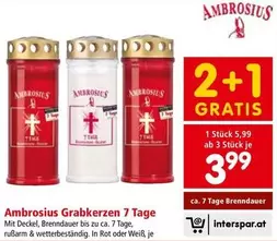 Grabkerzen 7 Tage