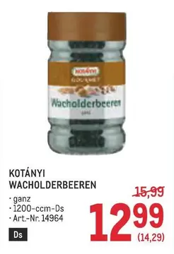Gourmet - WACHOLDERBEEREN