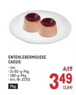 ENTENLEBERMOUSSE CASSIS