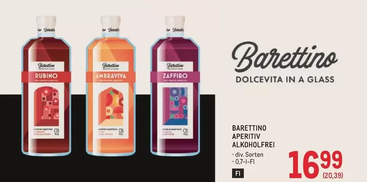 APERITIV ALKOHOLFREI