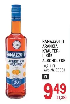 ARANCIA KRÄUTER-LIKÖR ALKOHOLFREI