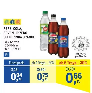 Orange - SEVEN UP ZERO OD. MIRINDA ORANGE