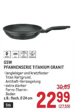 Titan - PFANNENSERIE TITANIUM GRANIT