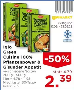 Green Cuisine 100% Pflanzenpower & G'sunder Appetit