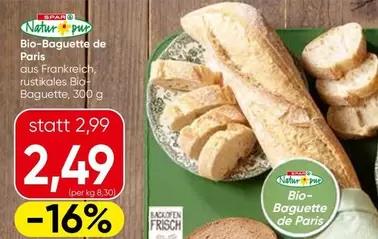 Bio - -Baguette de Paris