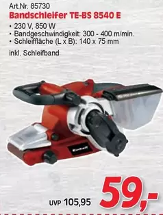 Bandschleifer TE-BS 8540 E