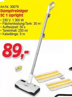 Dampfreiniger SC 1 Upright